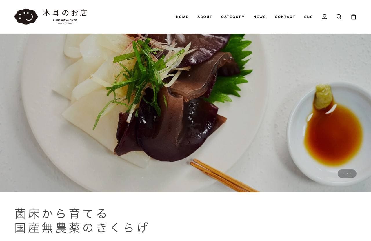 木耳のお店