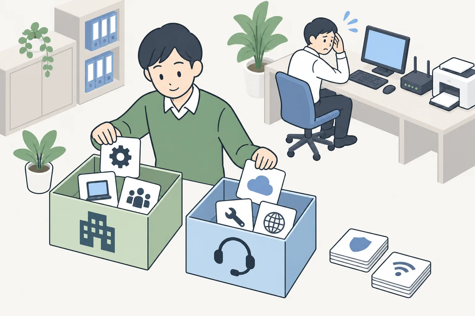 情シス・社内SEがいない中小企業が外に頼めること